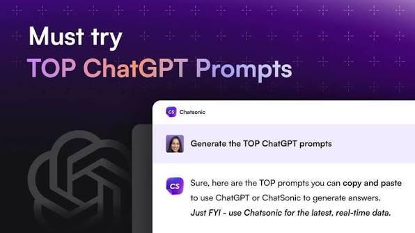 Person typing a structured prompt into an AI chatbot interface
