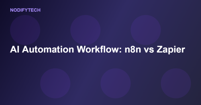 How to Build an AI automation workflow With n8n or Zapier