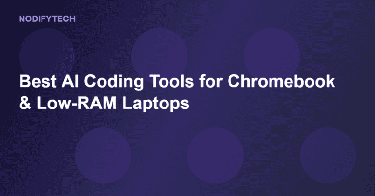 The Best AI Coding Tools When Your Laptop Can’t Run a Real IDE