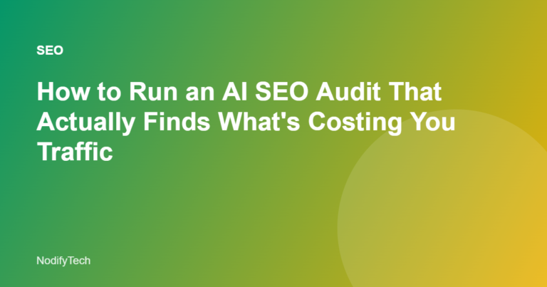 AI SEO audit guide