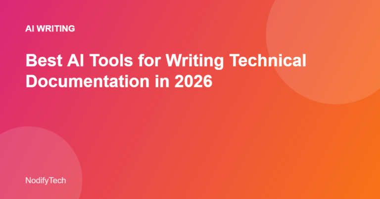 AI technical documentation tools comparison