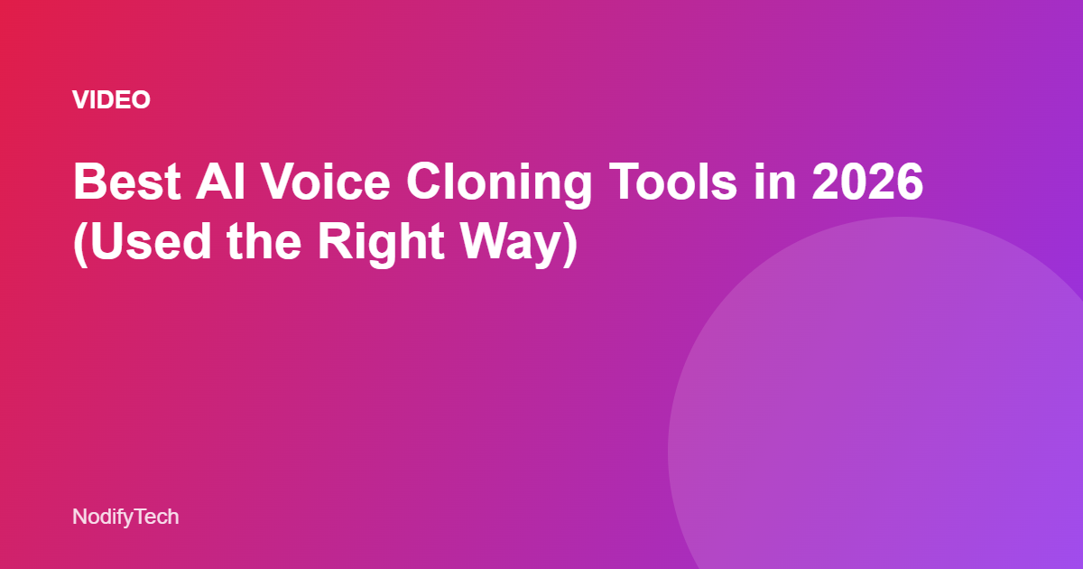 Best AI voice cloning tools