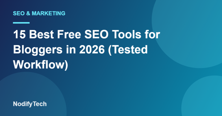 free SEO tools guide cover image