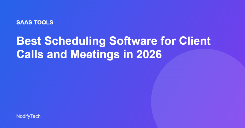 Best scheduling software for client calls