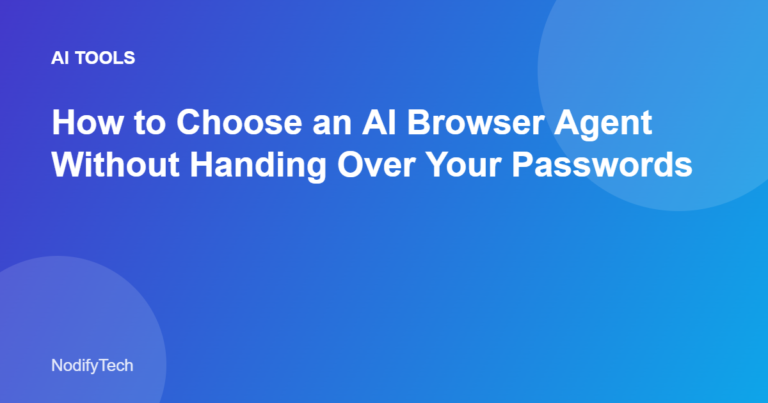 AI browser agent security settings