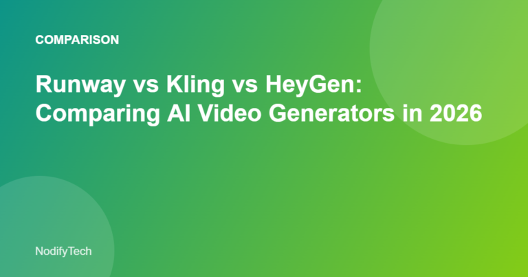 Runway vs Kling vs HeyGen AI video generator comparison