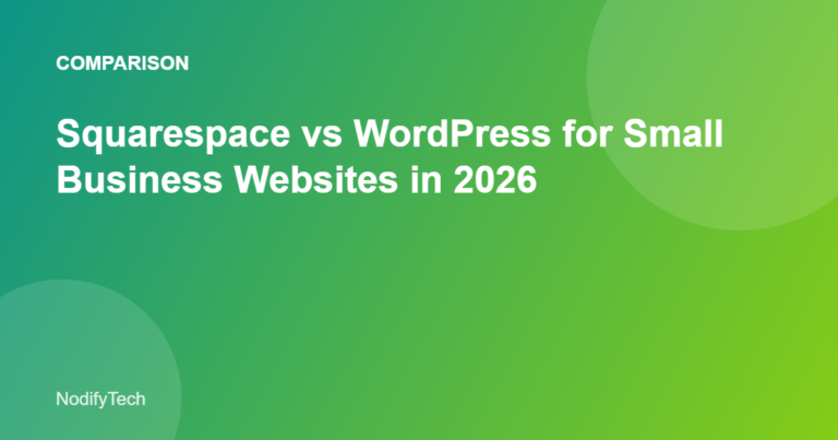 Squarespace vs WordPress for small business websites