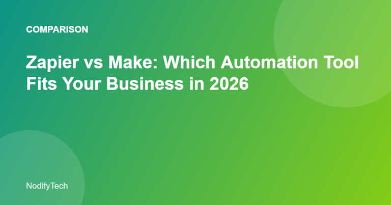 Zapier vs Make automation platform comparison